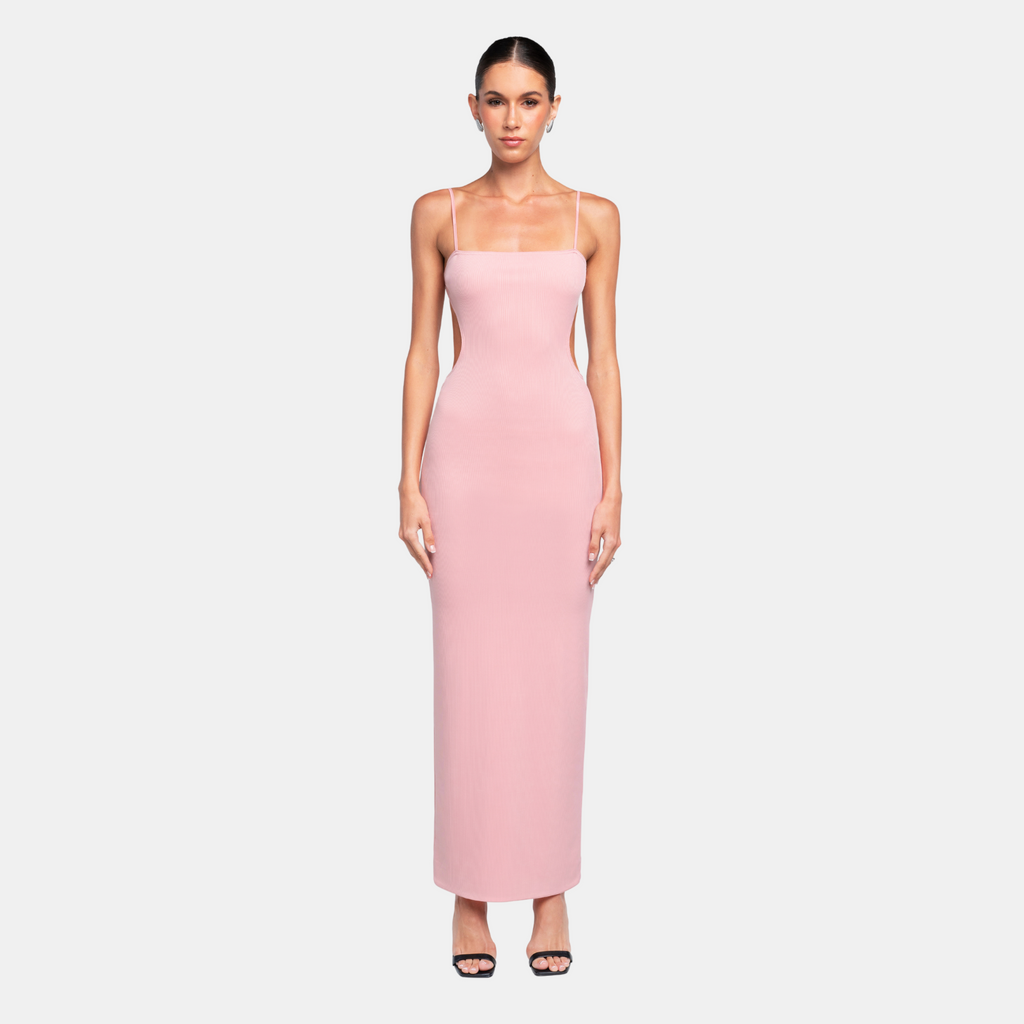 fiona lace maxi dress OW Collection Fiona Maxi Dress in Pink