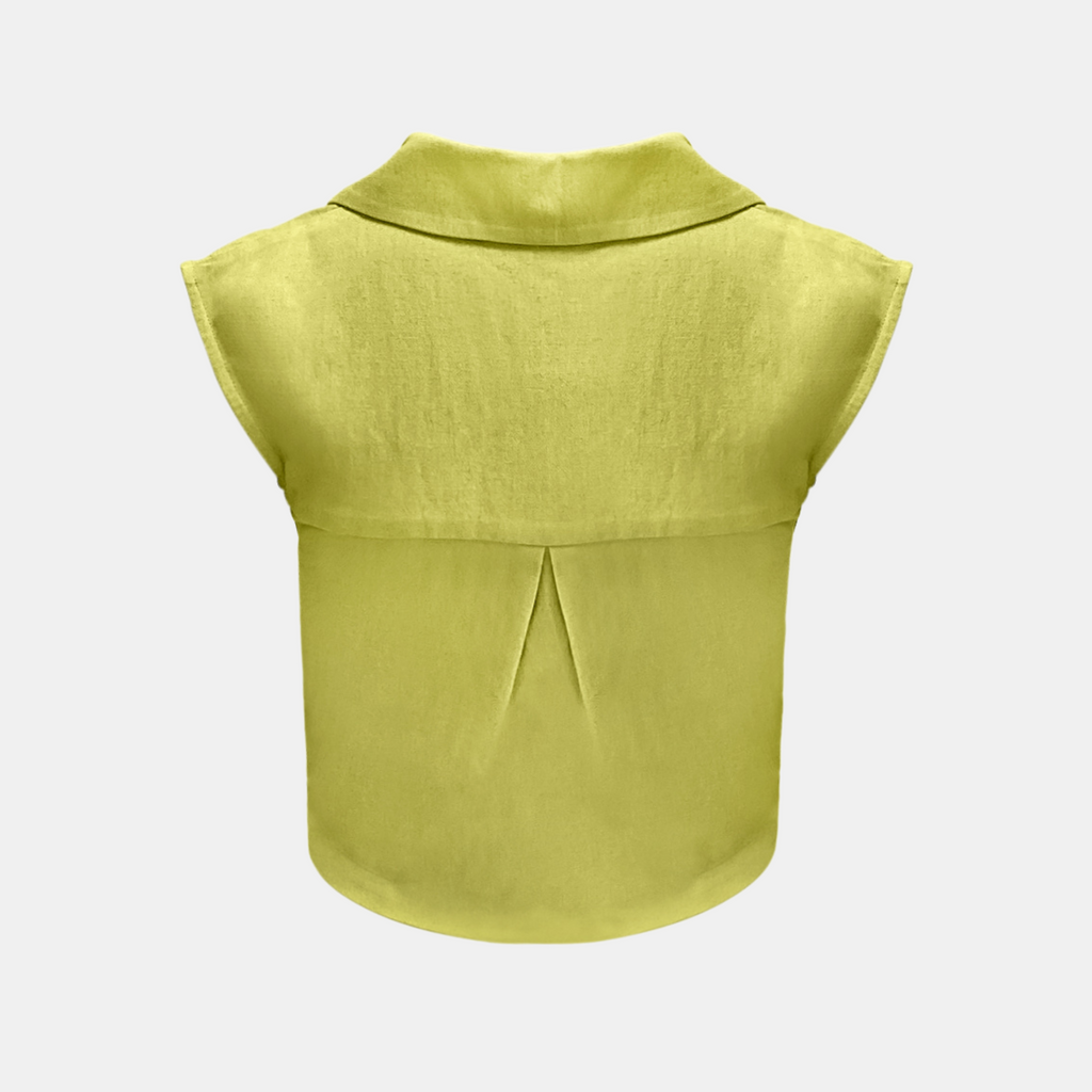 OW Collection MIRA Boxy Vest Top 206 - Moss