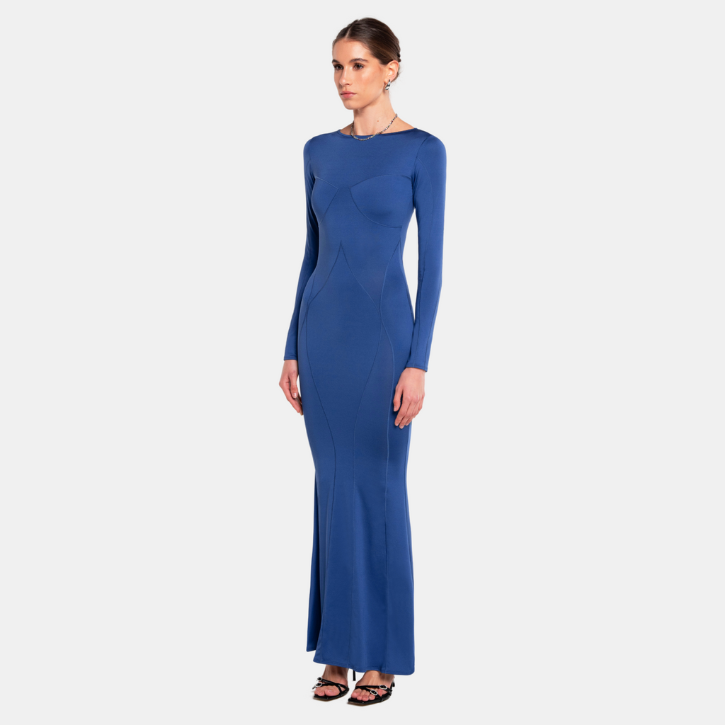 OW Collection SIERRA Covered Maxi Dress Dress 199 - Elemental Blue