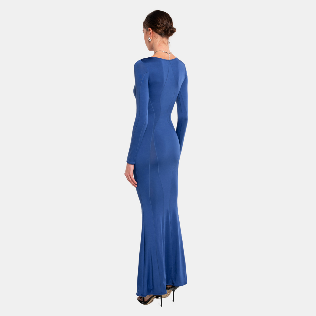 OW Collection SIERRA Covered Maxi Dress Dress 199 - Elemental Blue