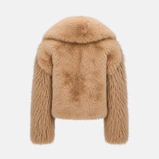 OW Collection ALVA Faux Fur Jacket Jacket 036 - Tan