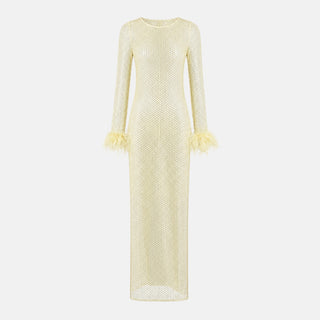 OW Collection ALVA Maxi Dress Dress 229 - Butter Yellow
