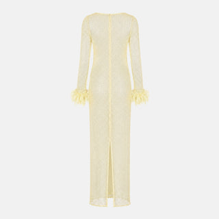 OW Collection ALVA Maxi Dress Dress 229 - Butter Yellow