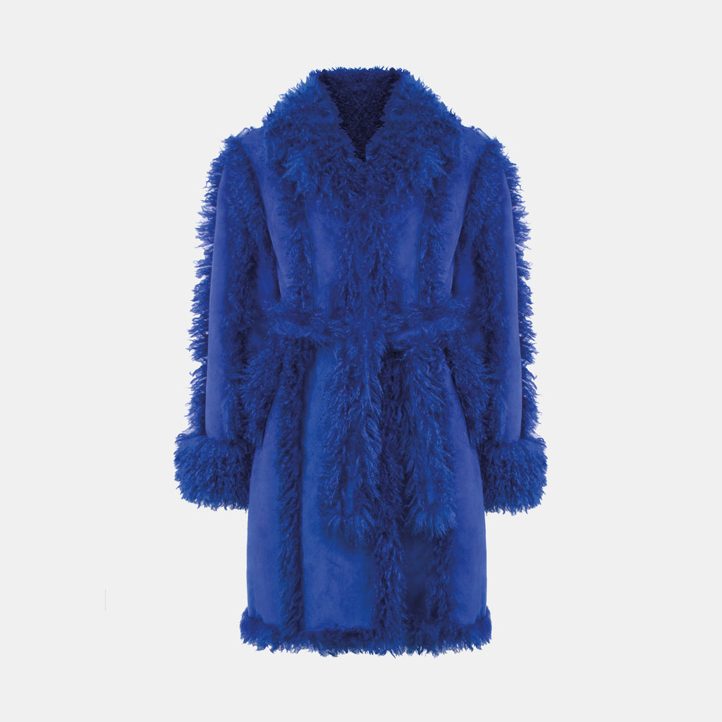 OW Collection ASPEN Coat Coat 026 - Blue