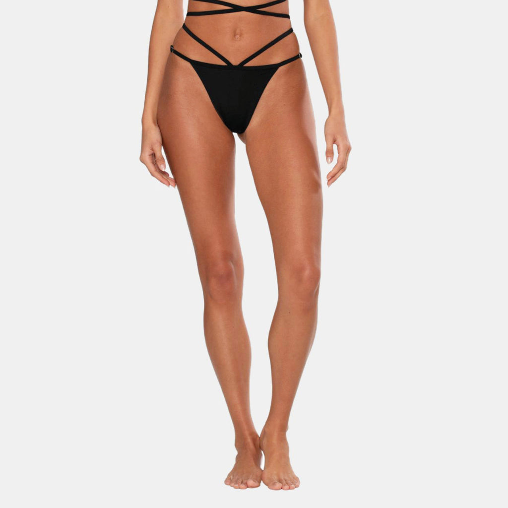 OW Swim BLACK Bikini Bottom Bikini Bottom 002 - Black Caviar