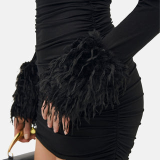 OW Collection CAMELIA Mini Dress Dress 121 - Black
