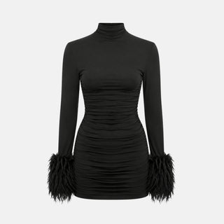 OW Collection CAMELIA Mini Dress Dress 121 - Black