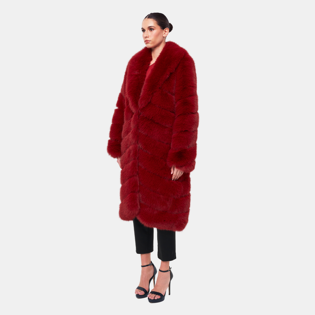 OW Collection COPENHAGEN Coat Coat 216 - Cherry Red