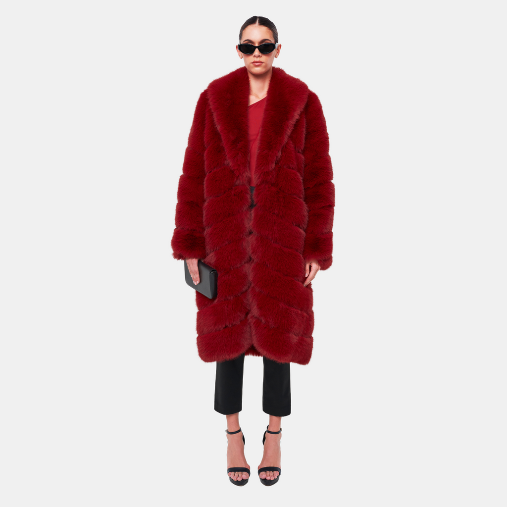 OW Collection COPENHAGEN Coat Coat 216 - Cherry Red