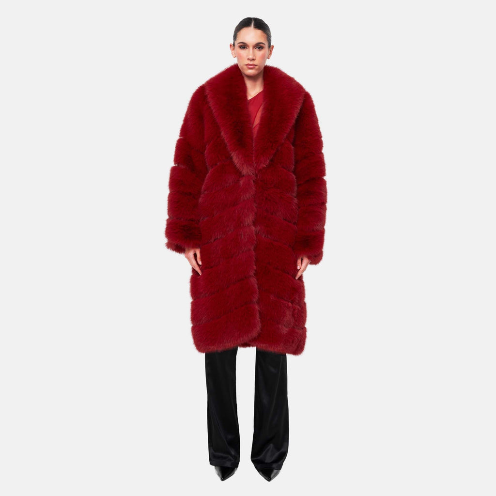 OW Collection COPENHAGEN Coat Coat 216 - Cherry Red