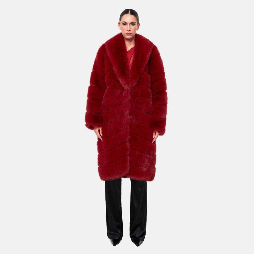 OW Collection COPENHAGEN Coat Coat 216 - Cherry Red