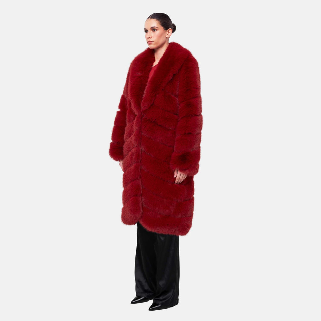 OW Collection COPENHAGEN Coat Coat 216 - Cherry Red