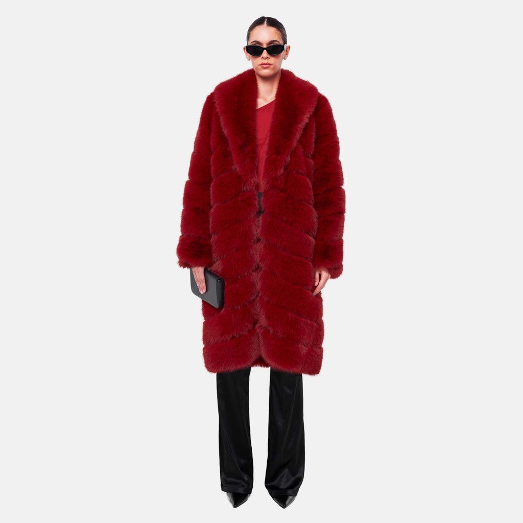 OW Collection COPENHAGEN Coat Coat 216 - Cherry Red