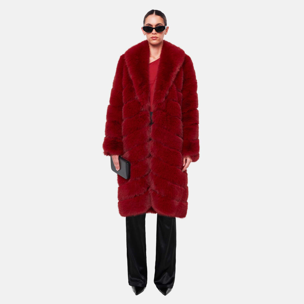 OW Collection COPENHAGEN Coat Coat 216 - Cherry Red