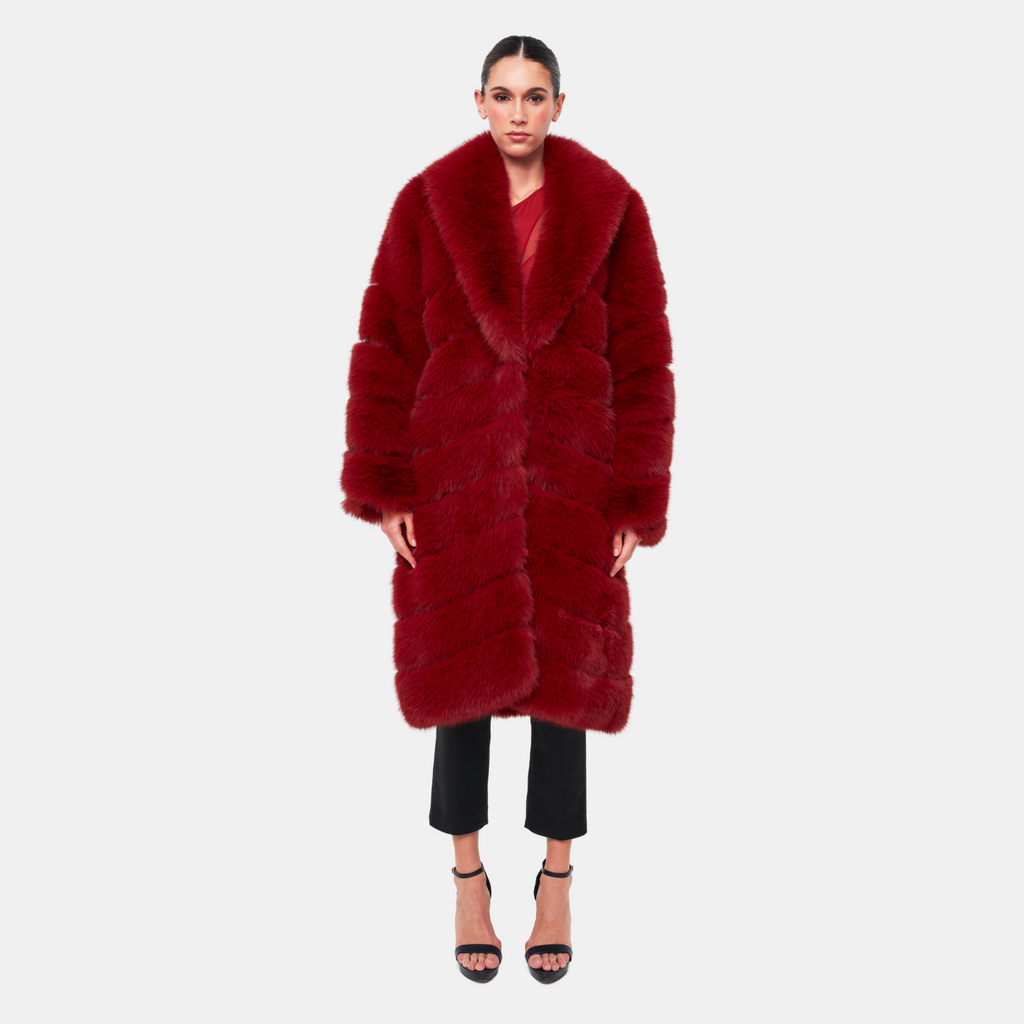 OW Collection COPENHAGEN Coat Coat 216 - Cherry Red