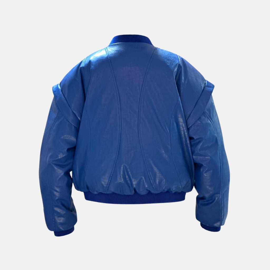 OW Collection CROC Bomber Jacket 026 - Blue