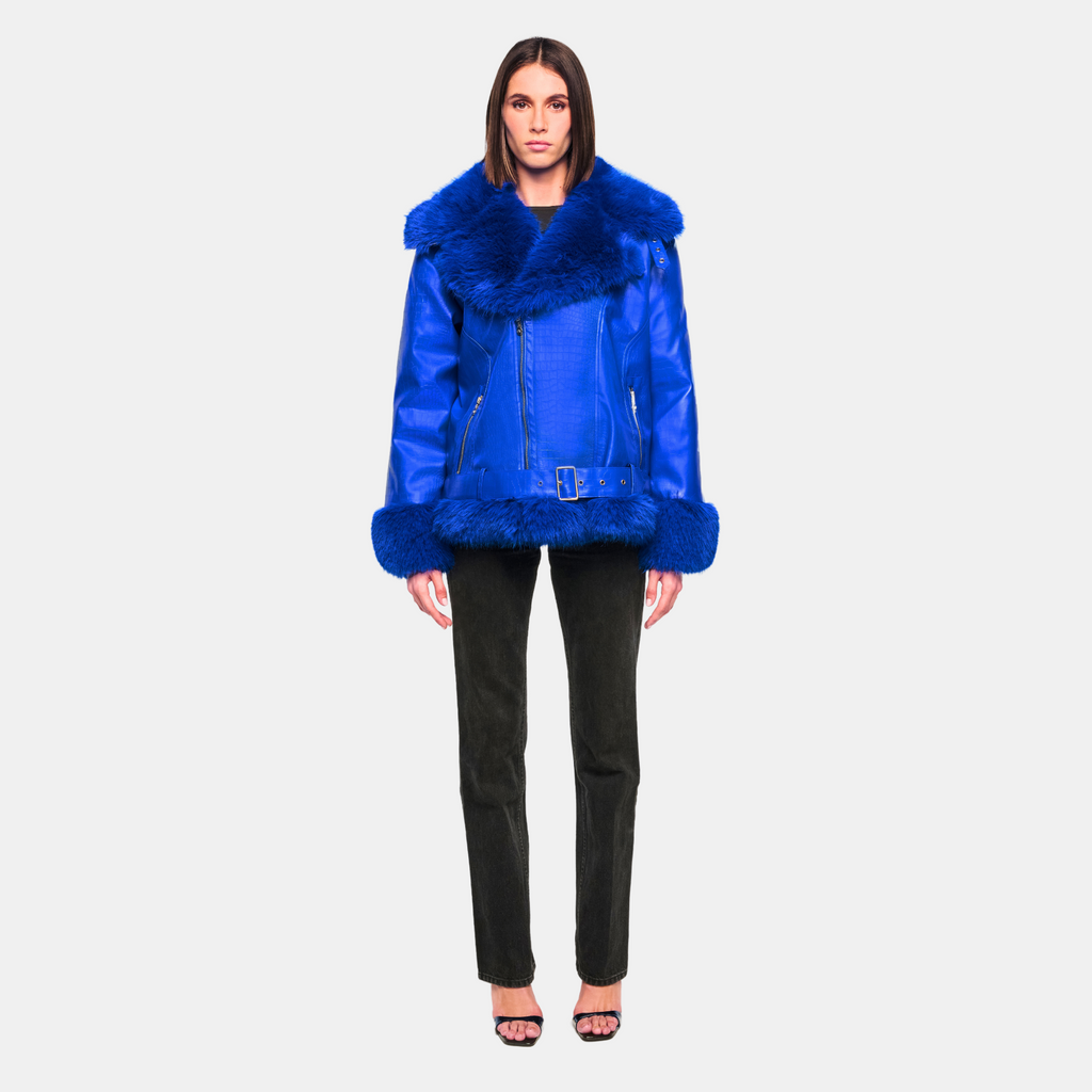 OW Collection CROC Jacket Jacket 026 - Blue