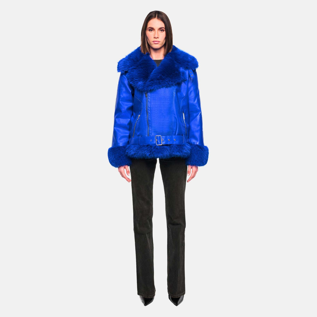 OW Collection CROC Jacket Jacket 026 - Blue