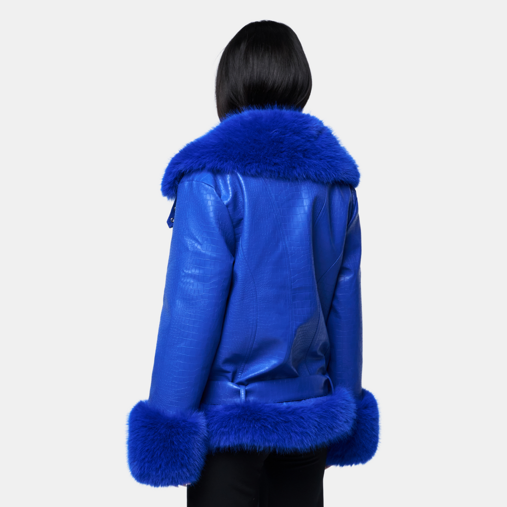 OW Collection CROC Jacket Jacket 026 - Blue