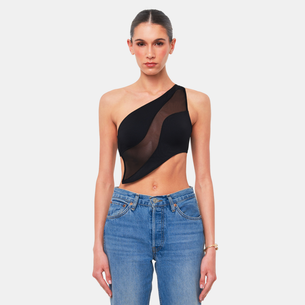 OW Collection CURVE Top Top 121 - Black