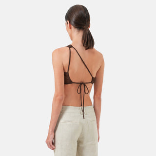 OW Collection CURVE Top Top 166 - Chocolate Brown