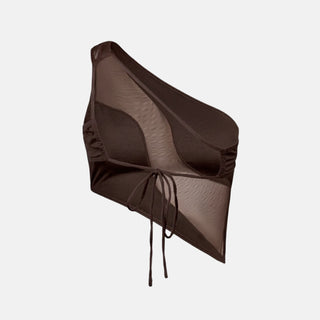 OW Collection CURVE Top Top 166 - Chocolate Brown