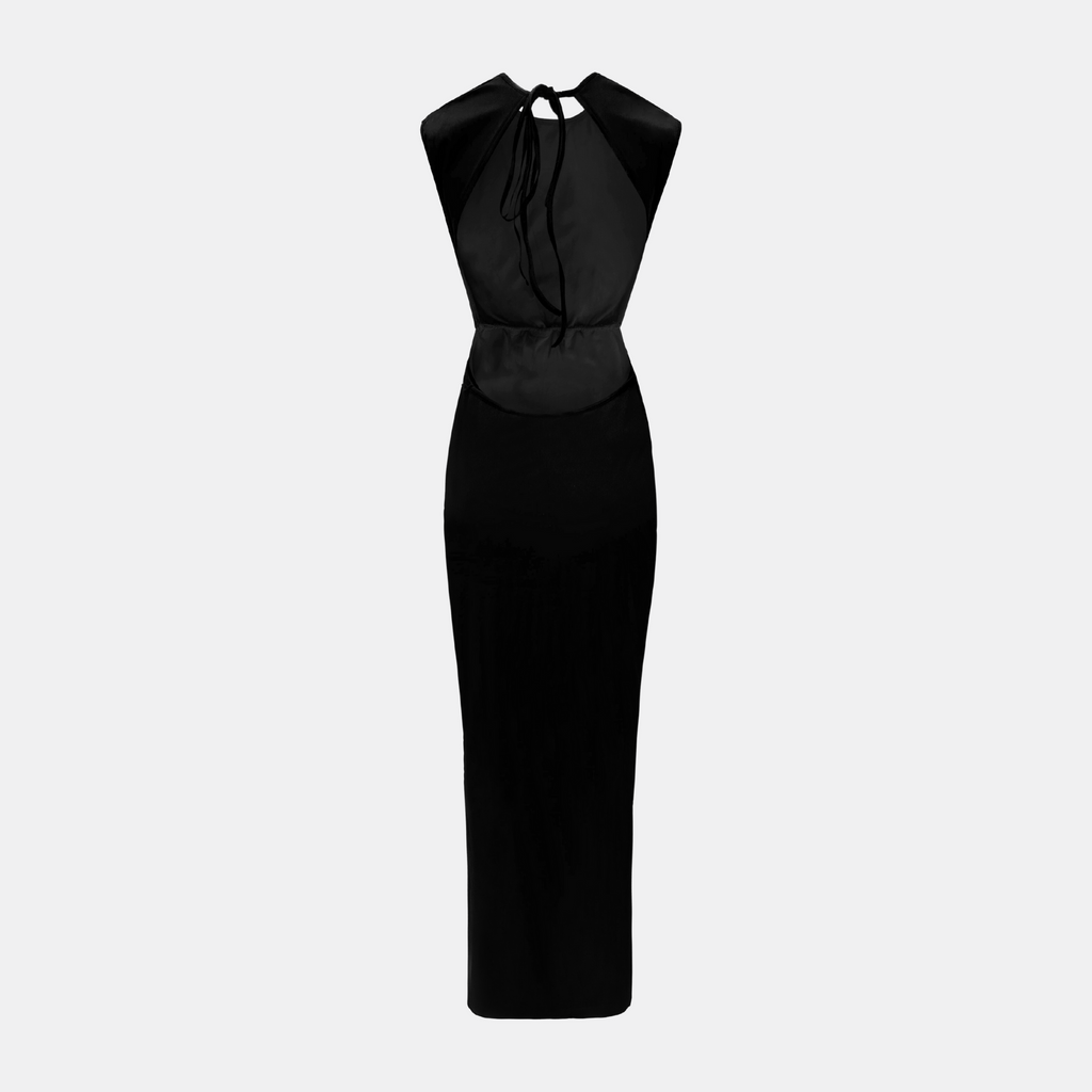 OW Collection DEX Maxi Dress Dress 002 - Black Caviar