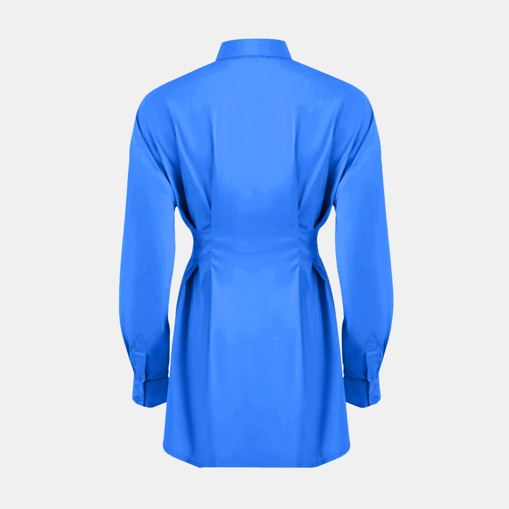 OW Collection ELLA Shirt Dress Dress 199 - Elemental Blue