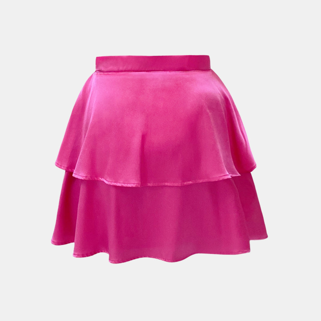 OW Collection ELOISE Mini Skirt Skirt 021 - Pink Dreams