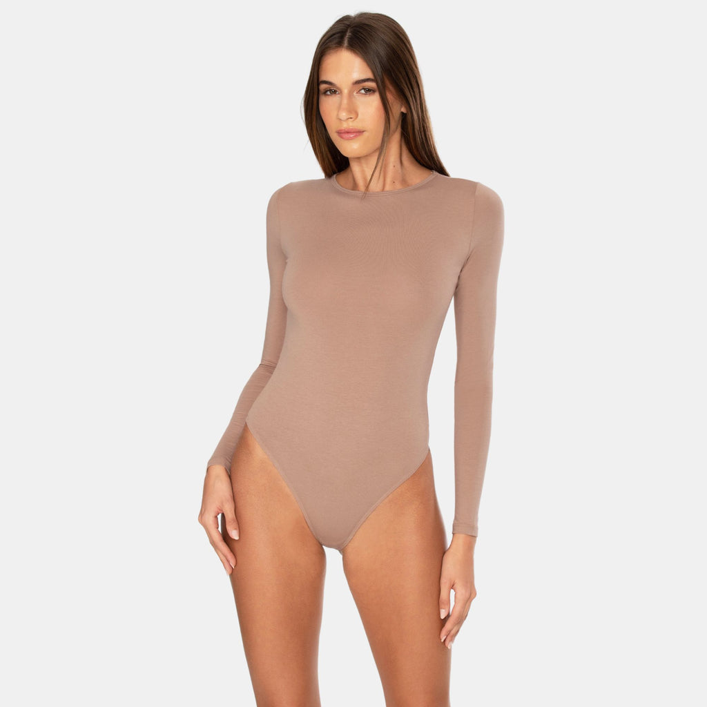 OW Collection ERLA Bodysuit Bodysuit 036 - Tan