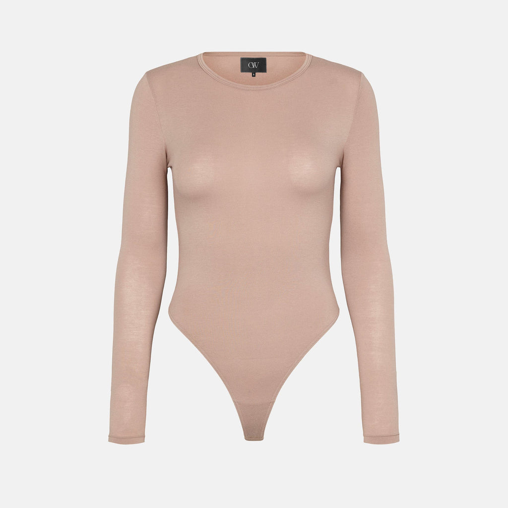 OW Collection ERLA Bodysuit Bodysuit 036 - Tan