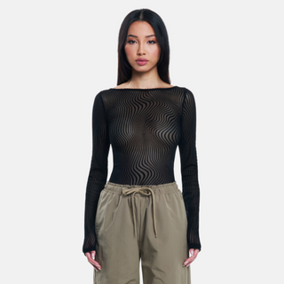 OW Collection EVA Blouse Blouse 121 - Black