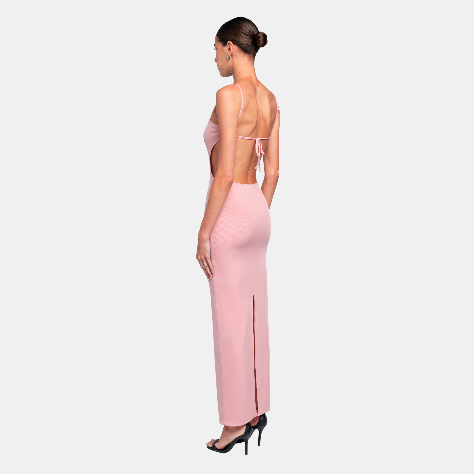 fiona pink dress Fiona Pink Floral Modern Ao Dai: Vietnamese Dress (No Pants)