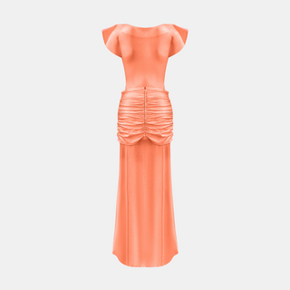 OW Collection GAIA Maxi Dress Dress 241 - Coral Orange