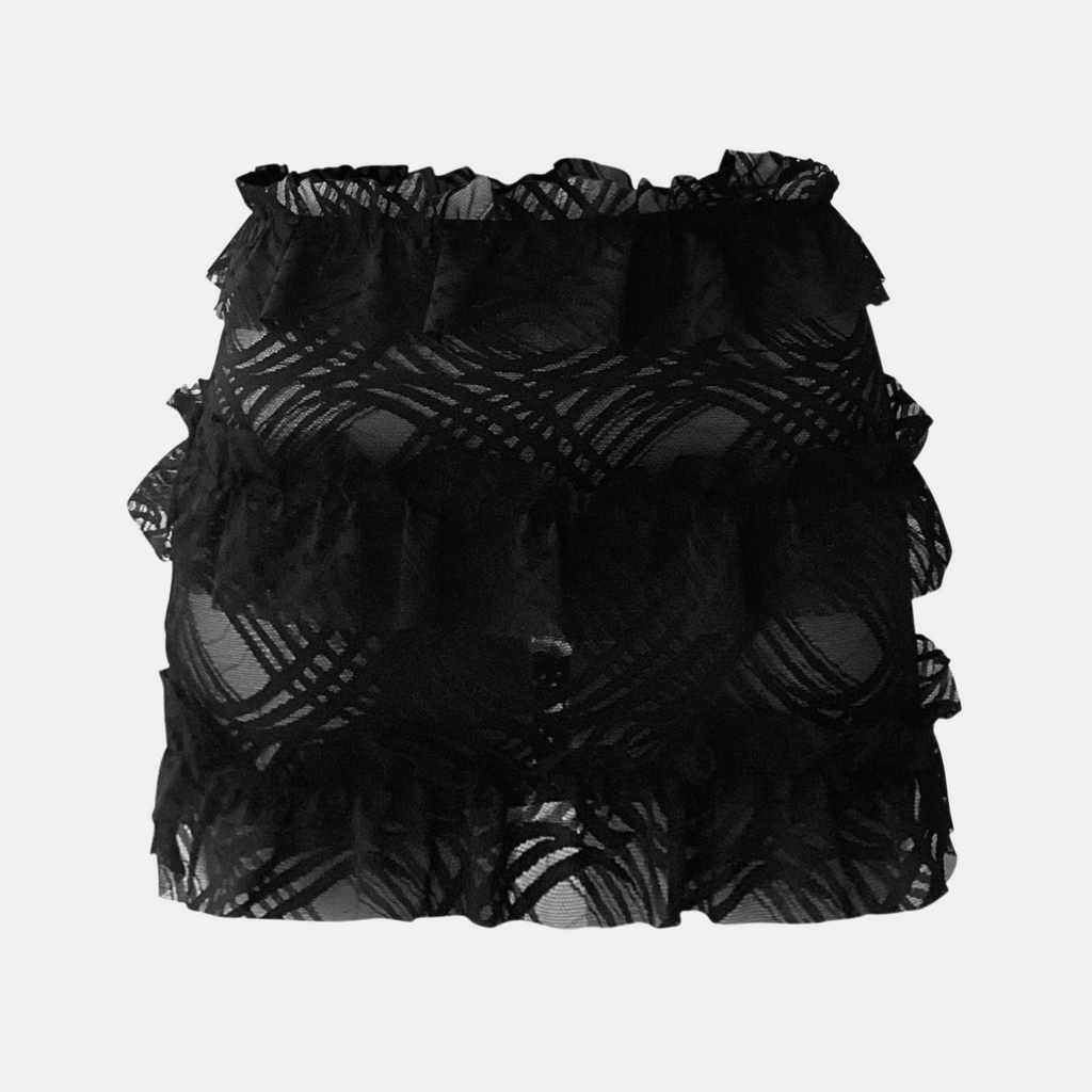 OW Collection GRACE Mini Skirt Skirt 121 - Black