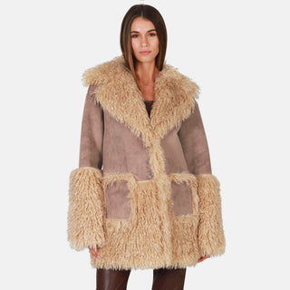 OW Collection GSTAAD Jacket Jacket 185 - Brown