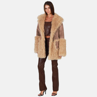 OW Collection GSTAAD Jacket Jacket 185 - Brown