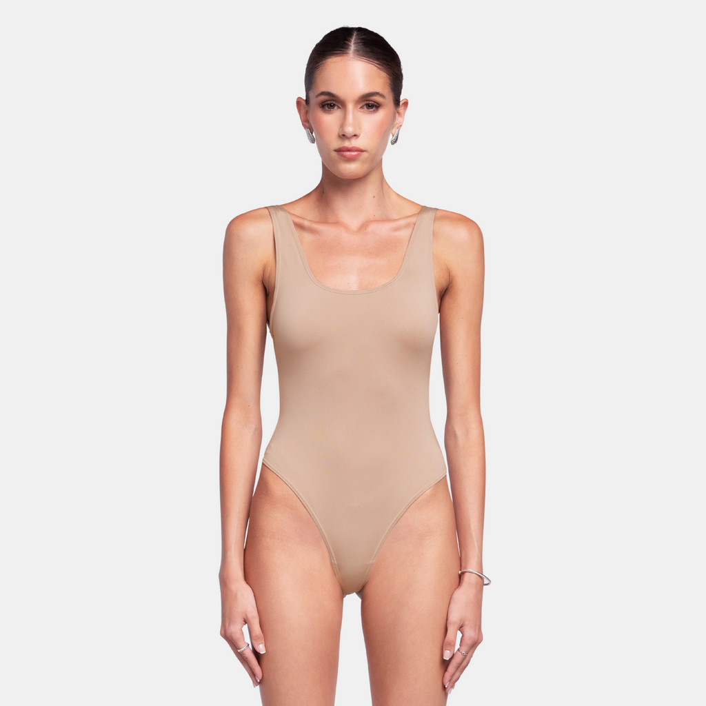 OW Collection HANNA Bodysuit Bodysuit 036 - Tan