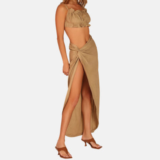 OW Collection IRIS Skirt Account 006 - Light Beige