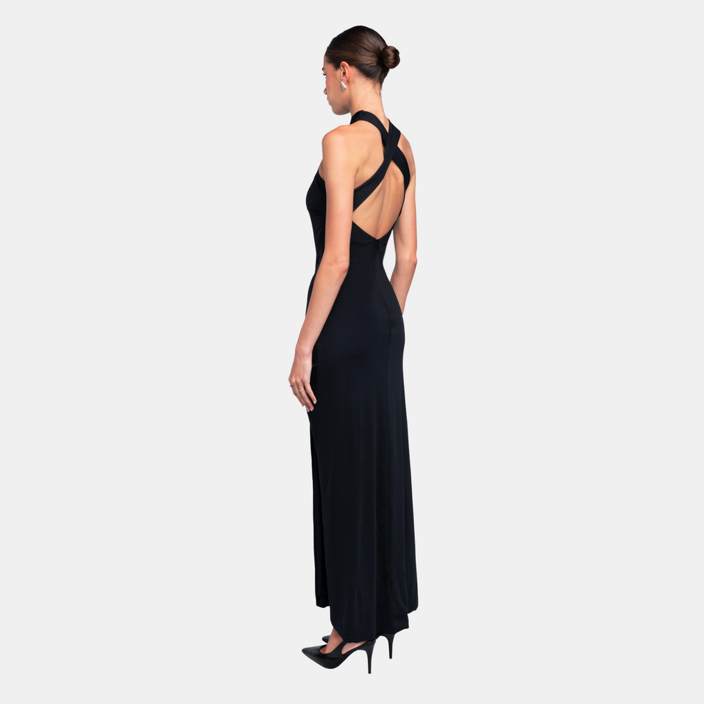 OW Collection ISA Maxi Dress Dress 121 - Black