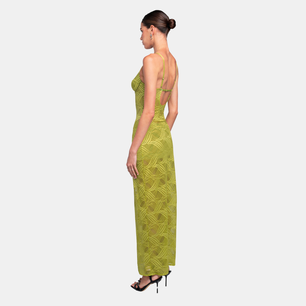 OW Collection KAYLA Maxi Dress Dress 052 - Lime Green