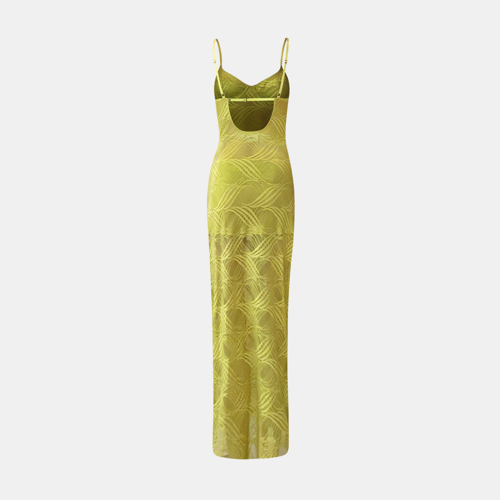 OW Collection KAYLA Maxi Dress Dress 052 - Lime Green