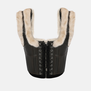 OW Collection KENDRA Top Top 237 - Distressed Black