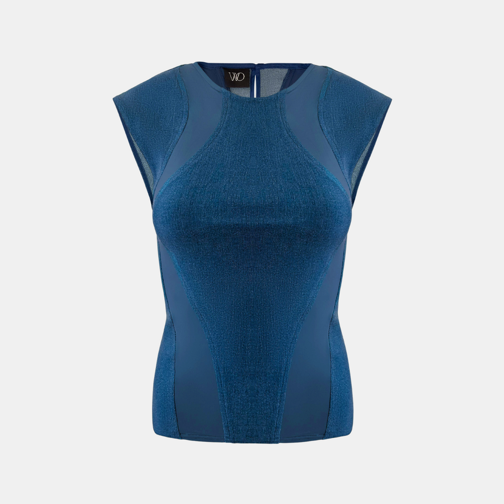 OW Collection KENNA Top Top 026 - Blue