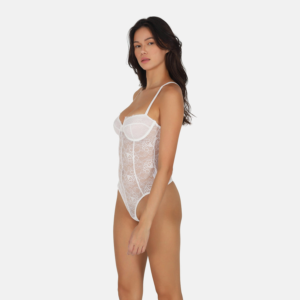 OW Collection LAYCE Bodysuit Bodysuit 001 - White