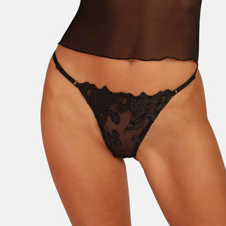 OW Collection LILY Thong Account 002 - Black Caviar
