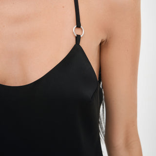 OW Collection LINDSEY Mini Dress Dress 121 - Black