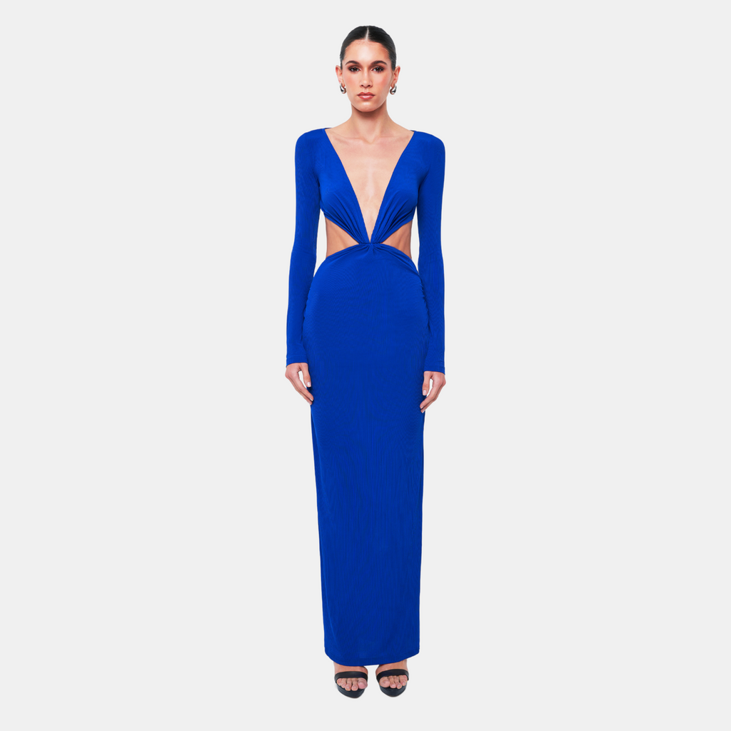 OW Collection MIDNIGHT Maxi Dress Dress 218 - Dark Blue