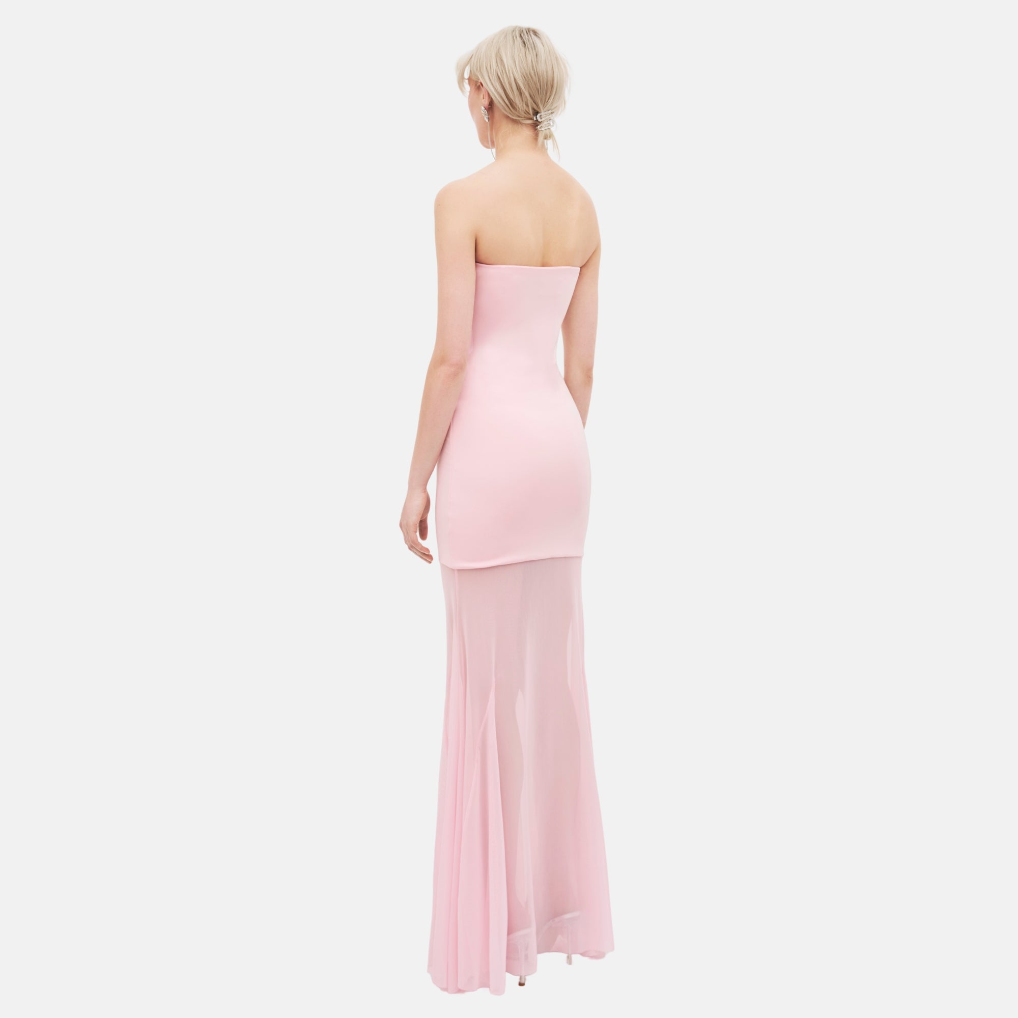 MINA Maxi Dress | Light Pink Wedding Guest Dress | OW Collection