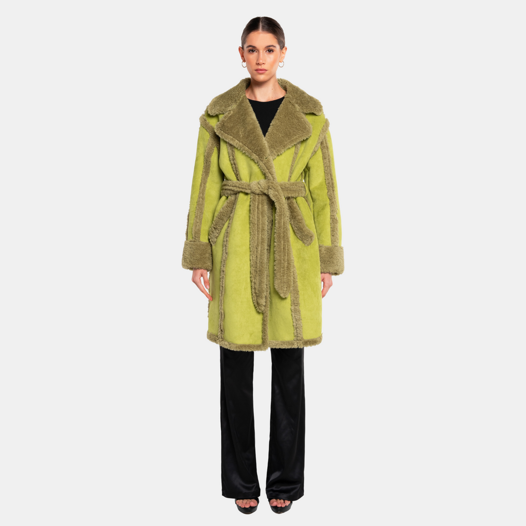 OW Collection NEW YORK Coat Coat 048 - Mellow Green